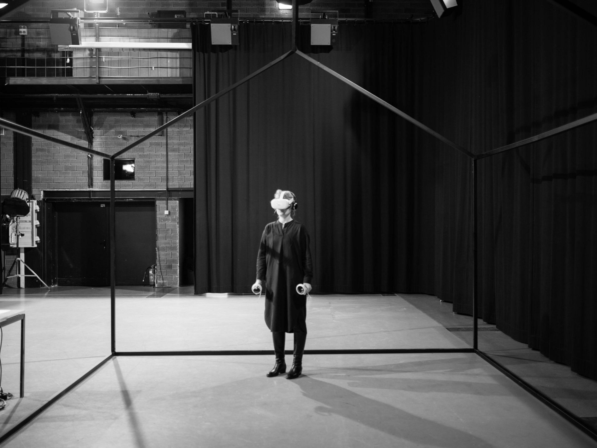 <p>First presentation of the VR experience <em>Control Negative</em> by Monika Masłoń, Lodz Film School. Photo: Magdalena Wołowska</p>